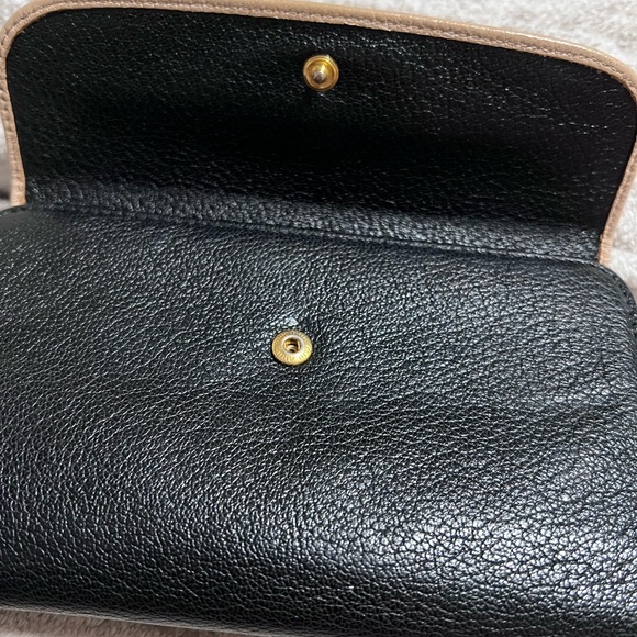 Miu Miu Two-Tone Black and Tan Leather Wallet - Picture 6 of 10